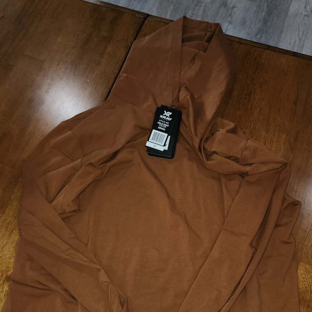 Xray Jeans Brown Hoodie Sz XL NWT